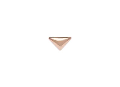 PRADA Eternal Gold Nano Triangle Mono Earring in Pink Gold