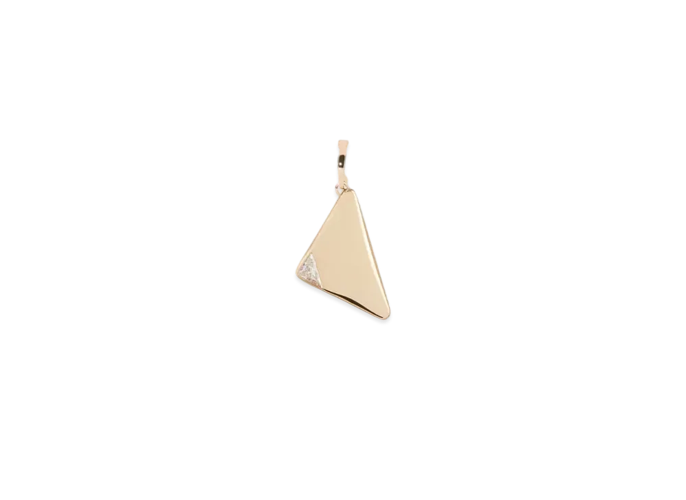 PRADA Eternal Gold Single Pendant Earring in Yellow Gold and Laboratory-Grown Diamonds