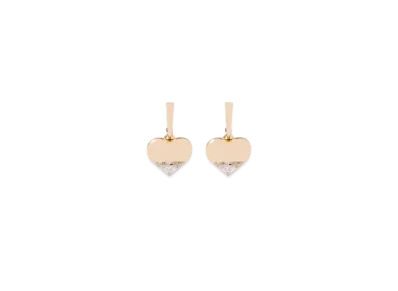 PRADA Eternal Gold Pendant Earrings in Yellow Gold and Laboratory-Grown Diamonds