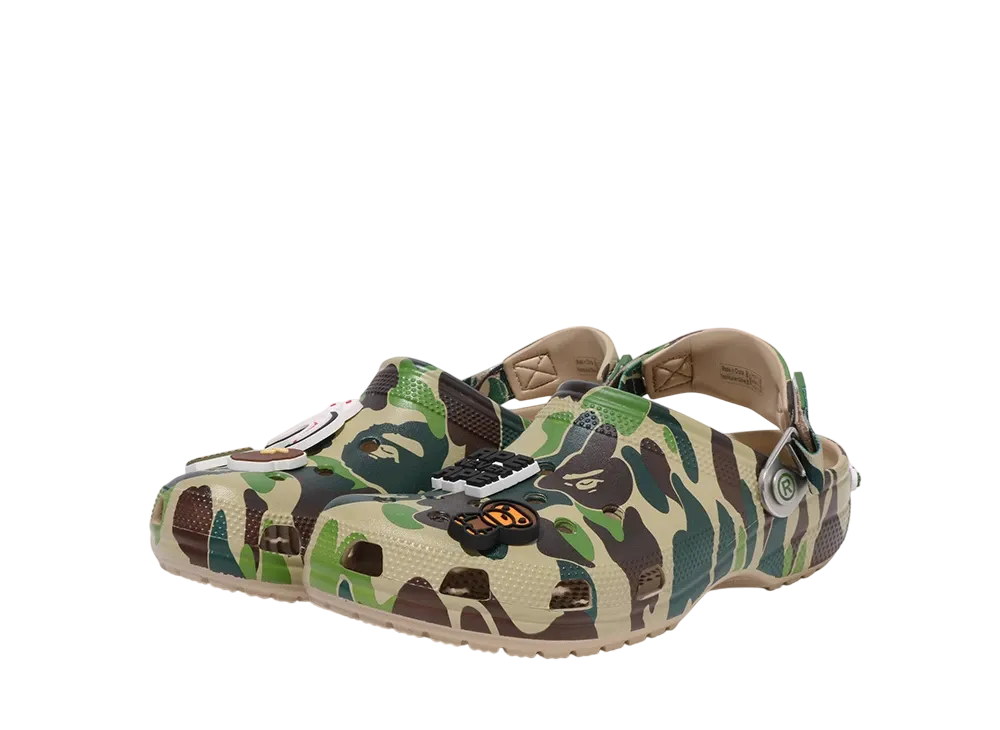 A BATHING APE®︎ × Crocs GS Clog "Green" (Kids)