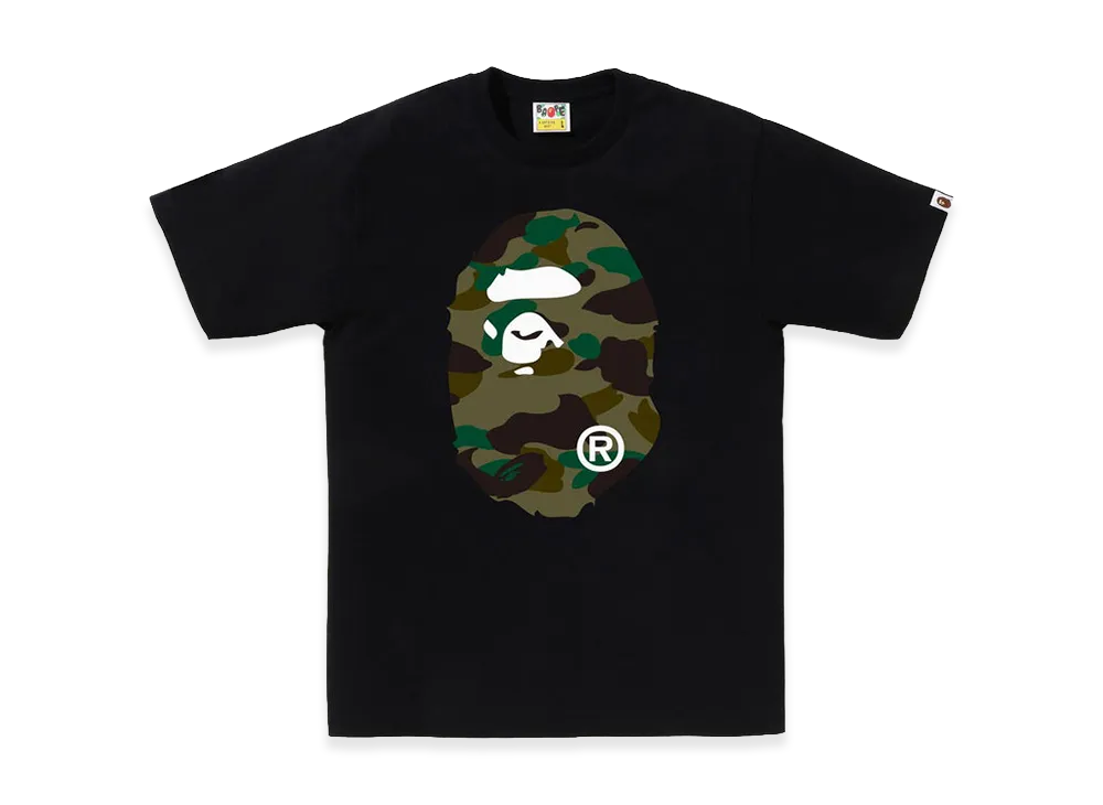 A BATHING APE Big Ape Head Tee "Black/Green"