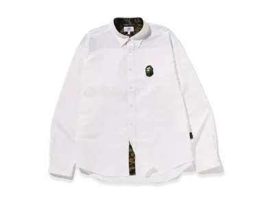 A BATHING APE One Point Relaxed Fit Shirts "White"