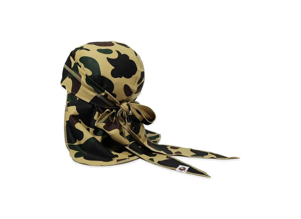 A BATHING APE Du-Rag "Yellow"
