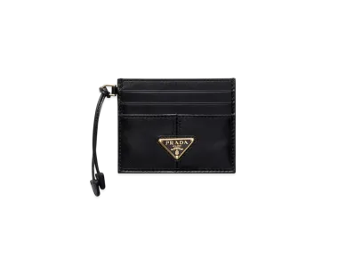 PRADA Leather Card Holder "Black"