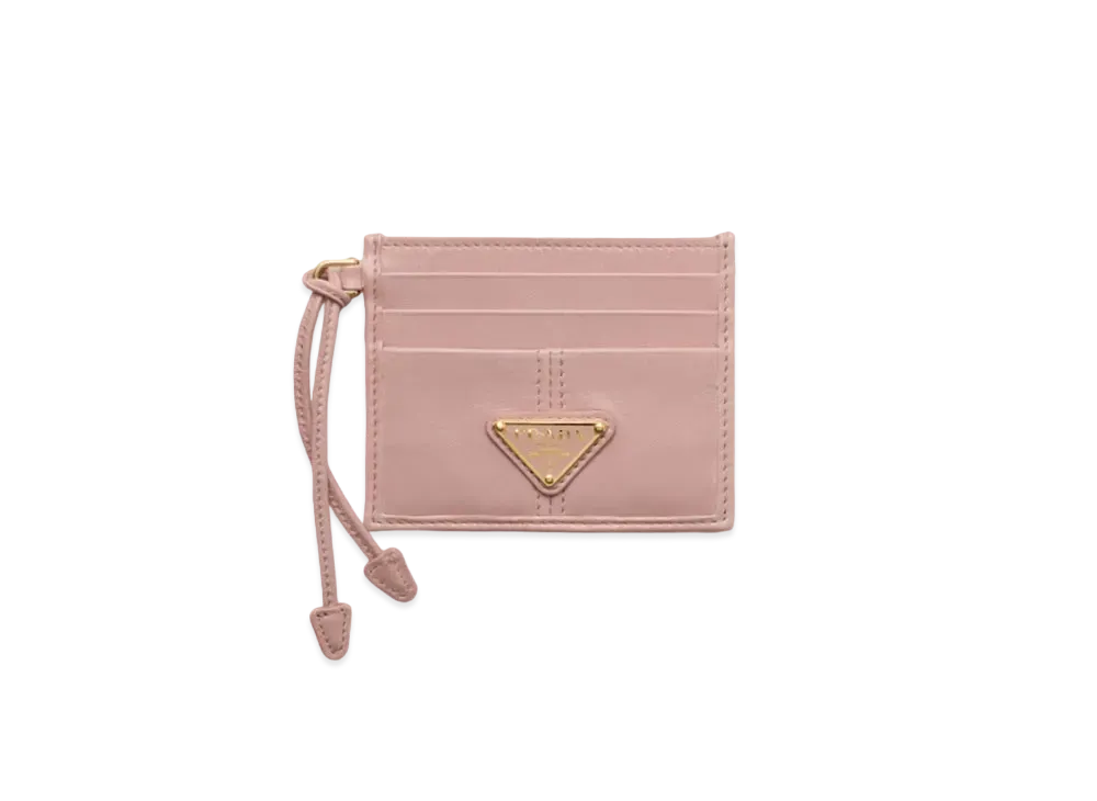 PRADA Leather Card Holder "Pink"
