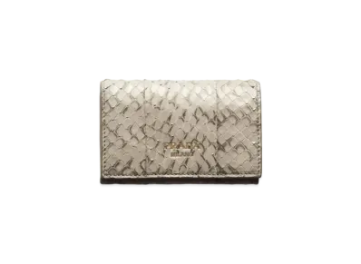 PRADA Ayers Card Holder "Beige"