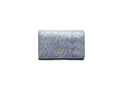 PRADA Ayers Card Holder "Light Blue"