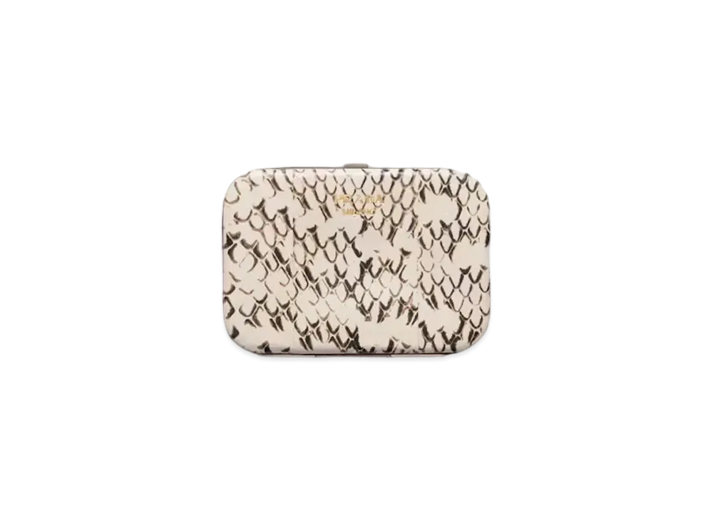 PRADA Ayers Card Holder "Beige"