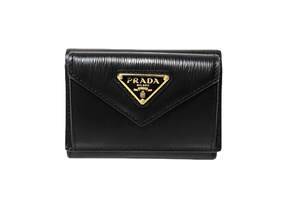 PRADA Vittello Move Mini Wallet "Black"