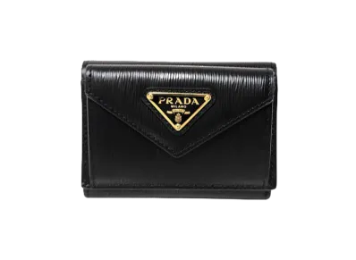 PRADA Vittello Move Mini Wallet "Black"