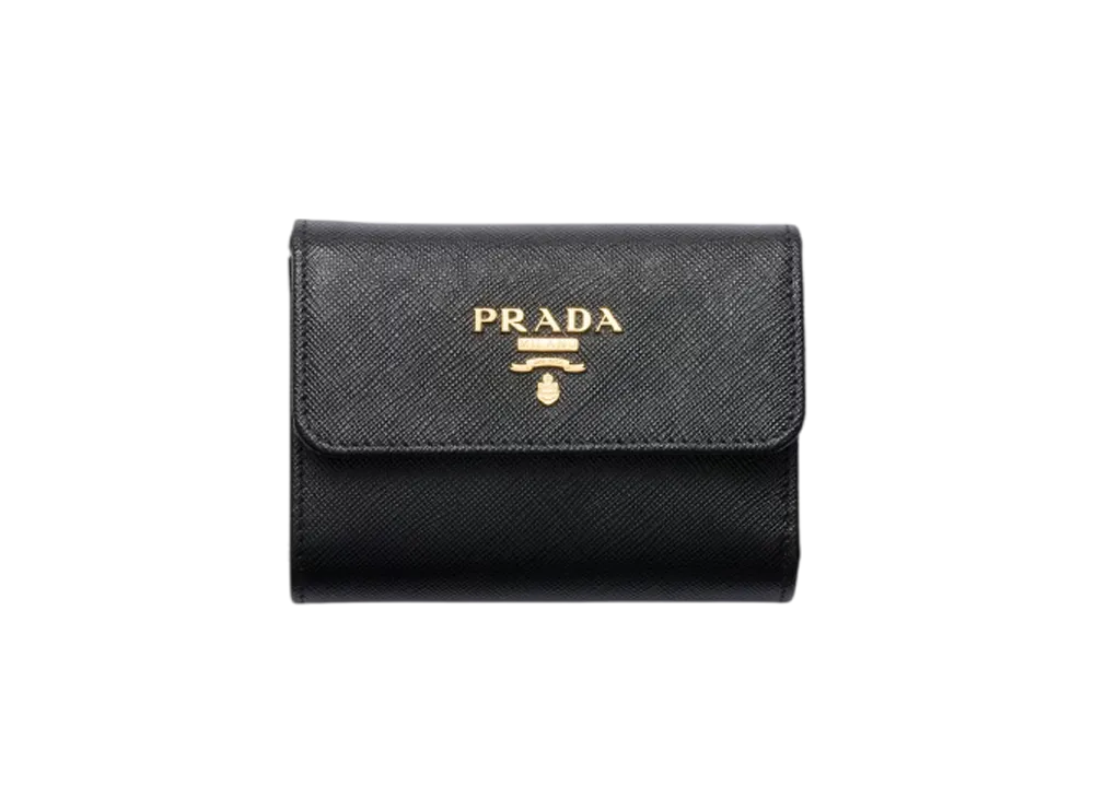 プラダ サフィアーノレザー 財布 "ブラック" 1MH025_QWA_F0002