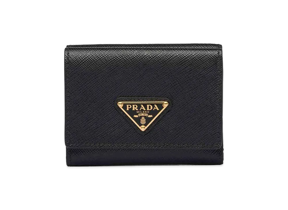 PRADA Women's Leather Wallet "Black"