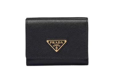 PRADA Women's Leather Wallet "Black"