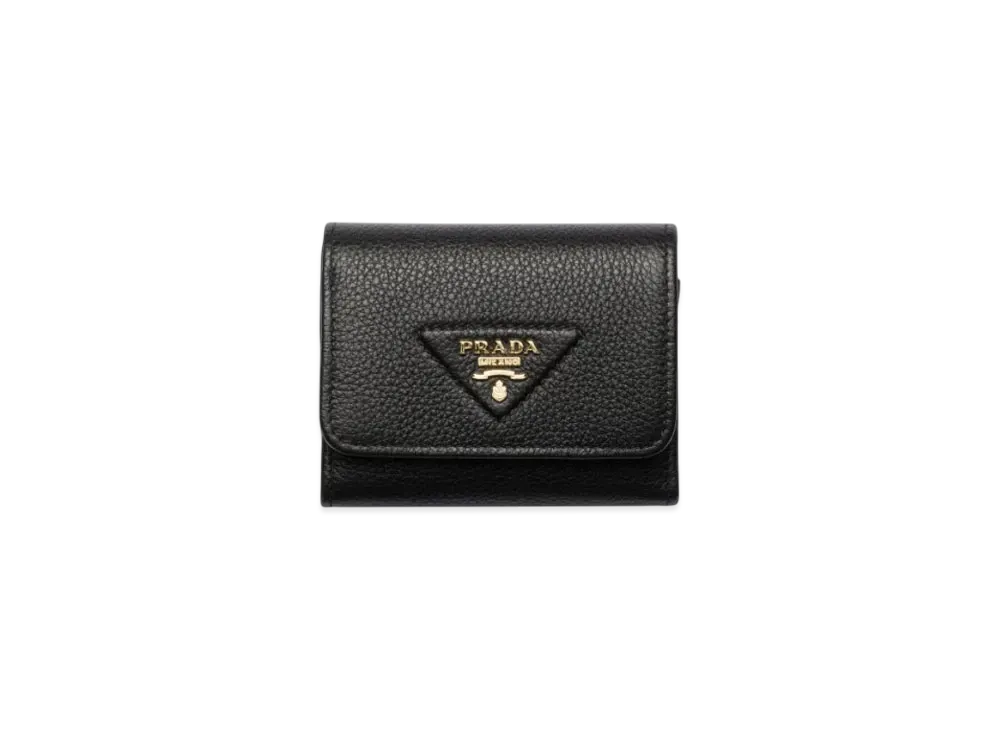 PRADA Small Leather Wallet "Black"
