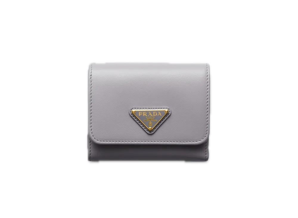 PRADA City Calf Tab Wallet "Pastel Purple"