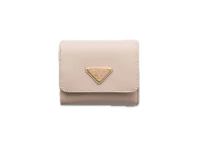 PRADA City Calf Tab Wallet "Water Lily"