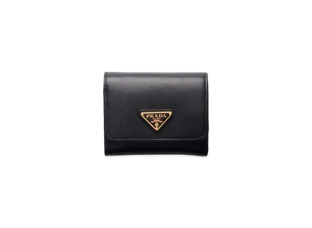 PRADA Small Leather Wallet "Black"