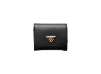 PRADA Small Leather Wallet "Black"