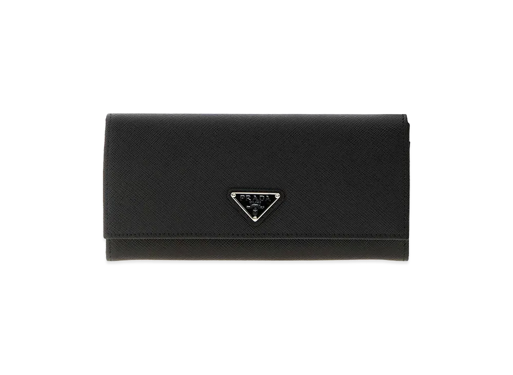 PRADA Women's Leather Wallet "Black"