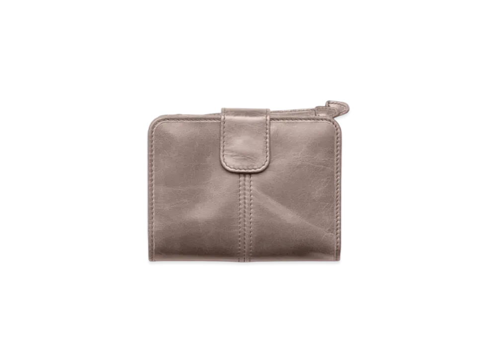 PRADA Small Leather Wallet "Gray"