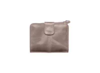 PRADA Small Leather Wallet "Gray"