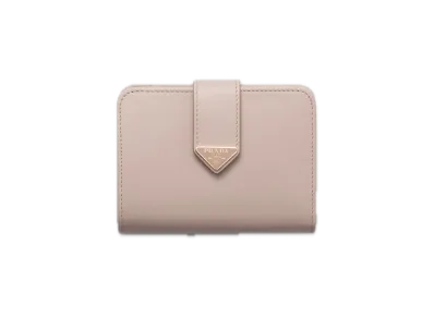 PRADA City Calf Tab Wallet "Water Lily"