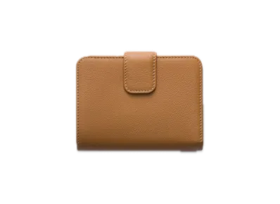 PRADA Soft Grain Leather Wallet "Camel"
