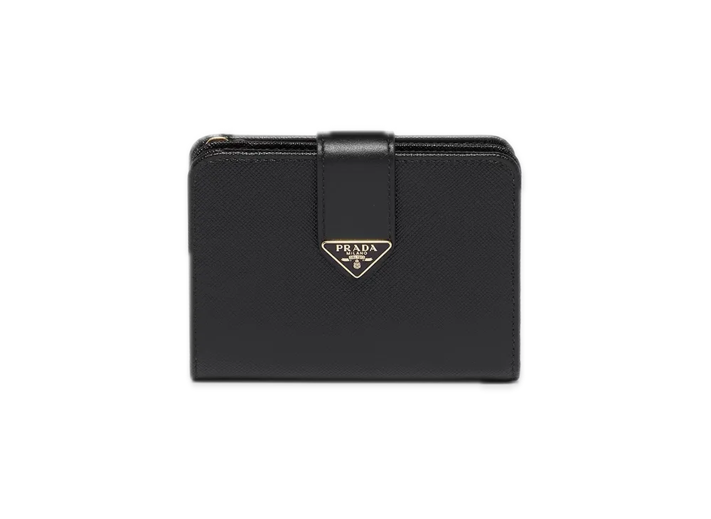 PRADA Saffiano Tab Wallet "Black"