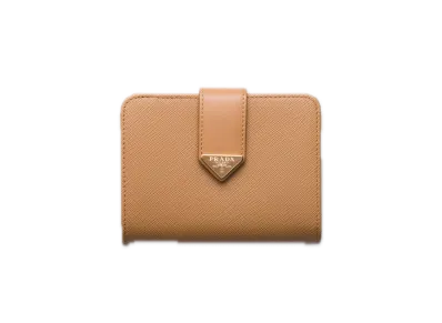 PRADA Saffiano Tab Wallet "Natural"