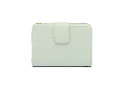 PRADA Saffiano Multicolor Wallet "Pastel Green/Aquamarine"
