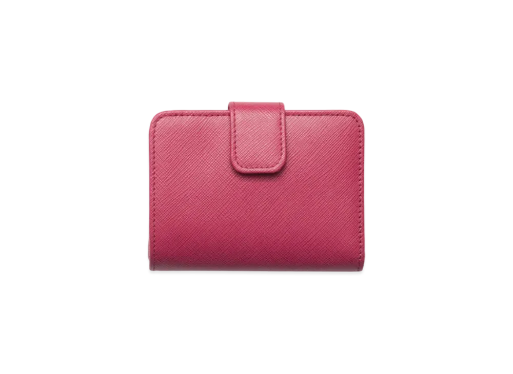 PRADA Small Saffiano Leather Wallet "Pink"
