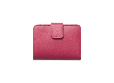 PRADA Small Saffiano Leather Wallet "Pink"