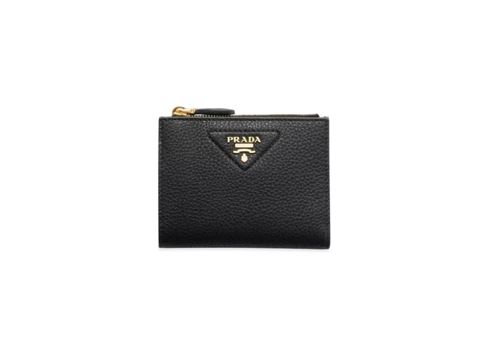 PRADA Small Leather Wallet "Black"
