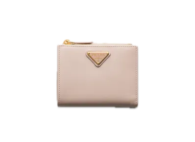 PRADA City Calf Tab Wallet "Water Lily"