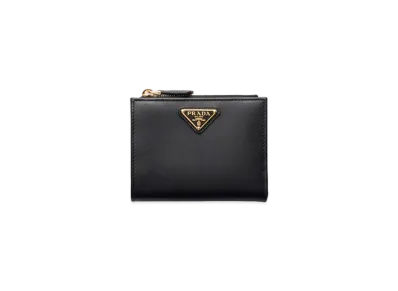 PRADA Small Leather Wallet "Black"