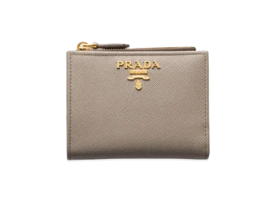 PRADA Saffiano Multicolor Wallet "Clay/Water Lily"