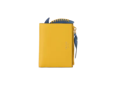 PRADA Wonen's Leather Wallet "Yellow"