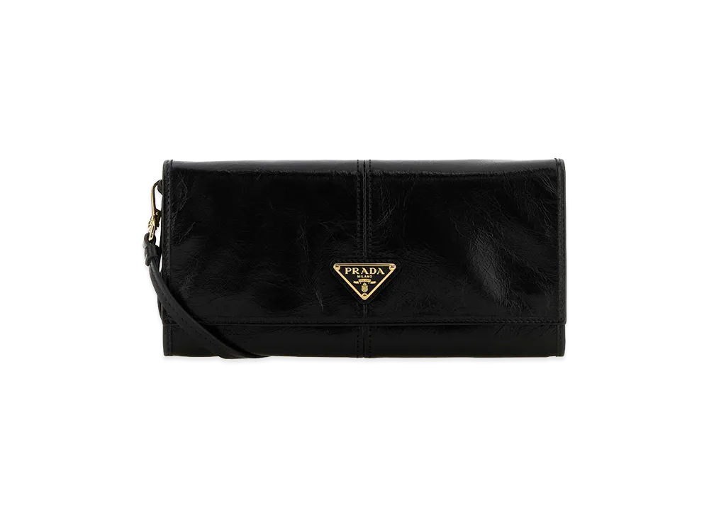PRADA Women's Leather Crossbody Bag "Black"