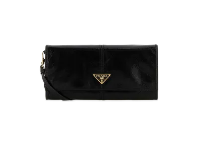 PRADA Women's Leather Crossbody Bag "Black"