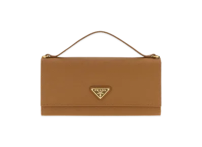PRADA Women's Leather Wallet "Camel"
