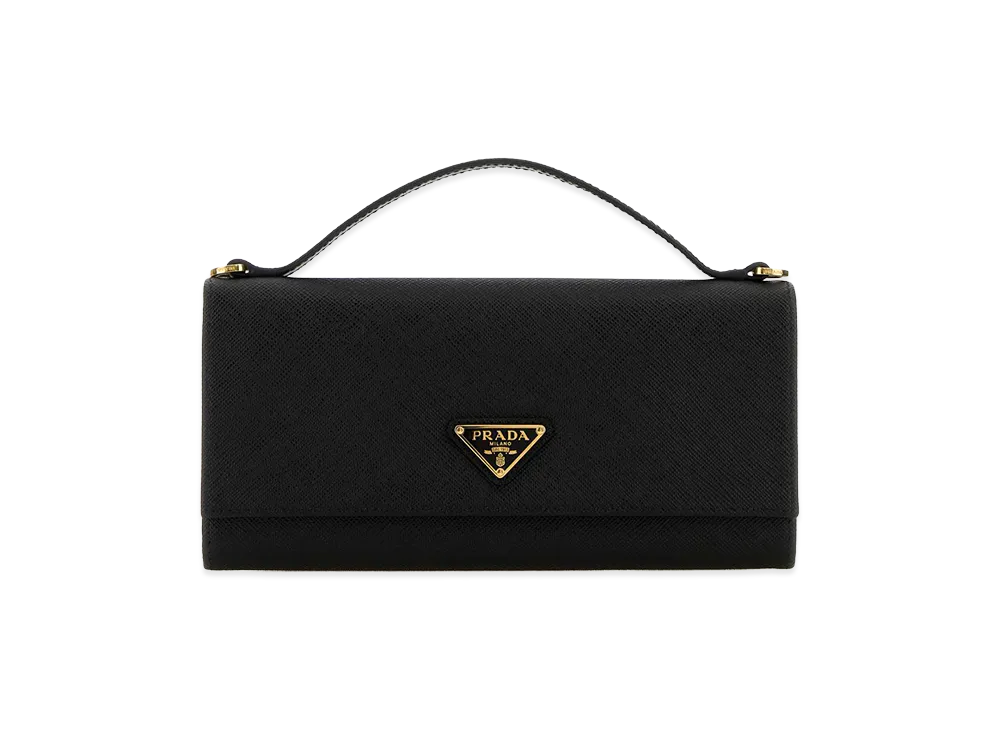 PRADA Women's Leather Wallet "Black"