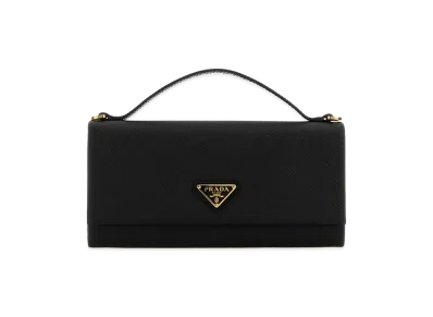 PRADA Women's Leather Wallet "Black"
