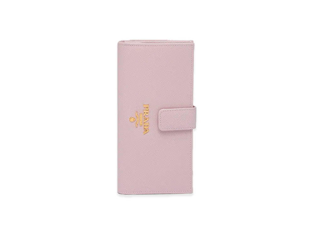 PRADA Saffiano Multicolor Wallet "Pink"