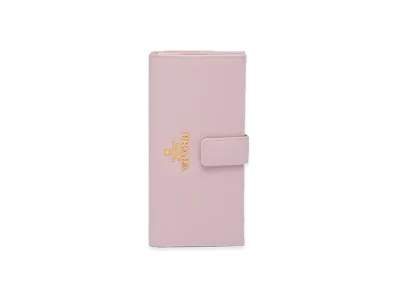 PRADA Saffiano Multicolor Wallet "Pink"