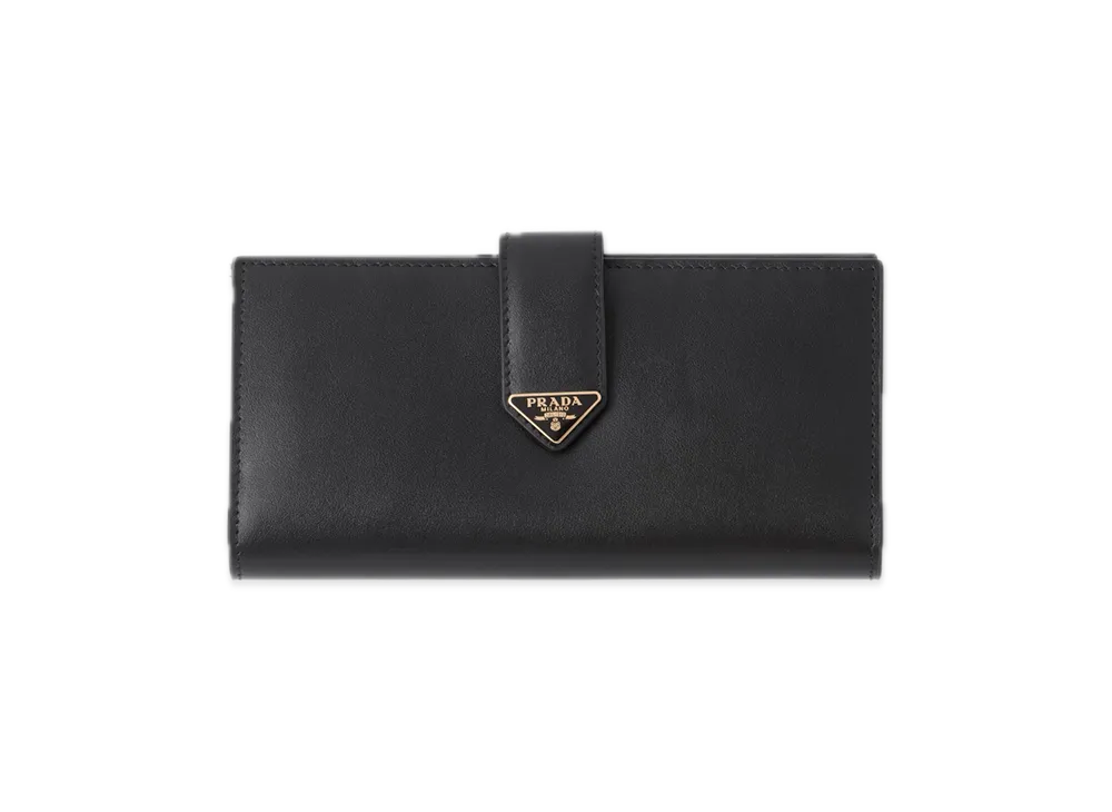 PRADA City Calf Tab Wallet "Black"