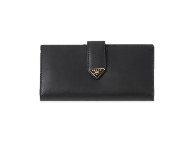 PRADA City Calf Tab Wallet "Black"