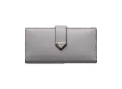 PRADA City Calf Tab Wallet "Pastel Purple"