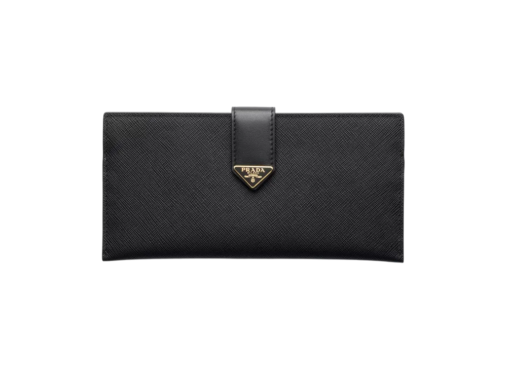 PRADA Saffiano Tab Wallet "Black"