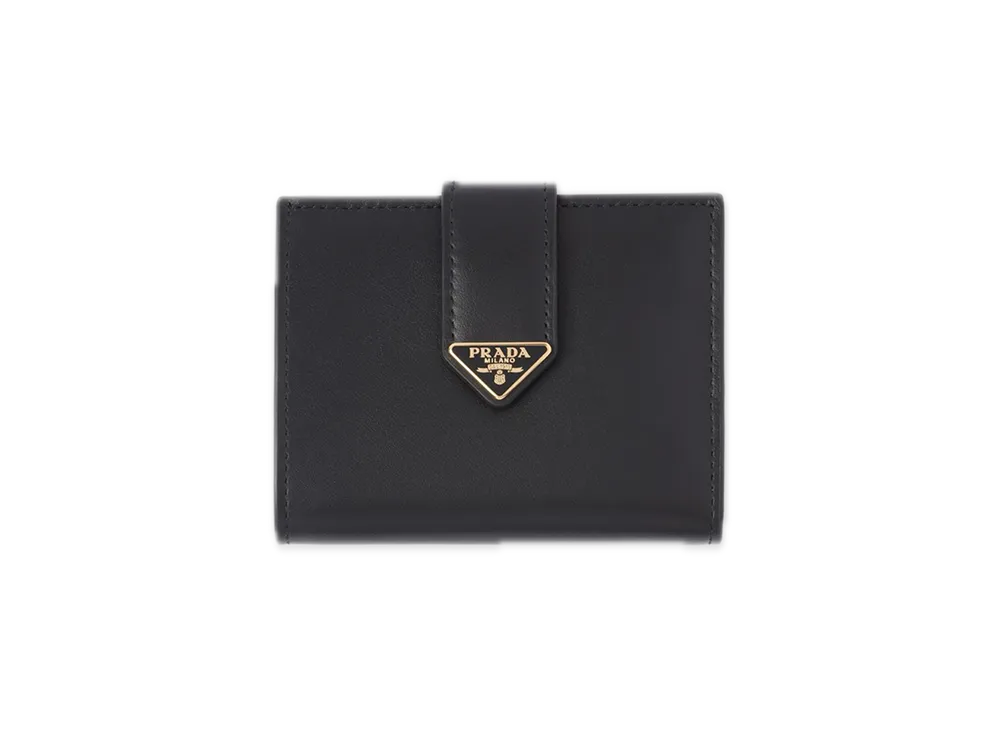 PRADA City Calf Tab Wallet "Black"