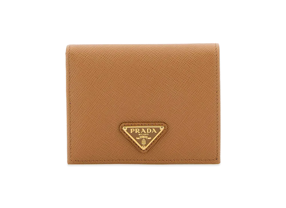 PRADA Women's Leather Wallet "Beige"